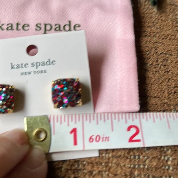Kate spade multi glitter large earrings - Picture 4 of 4